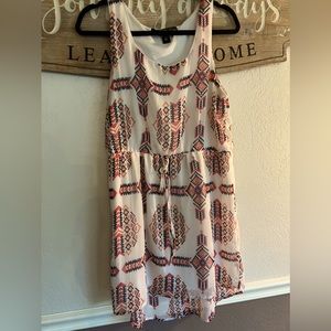 Aztec print dress